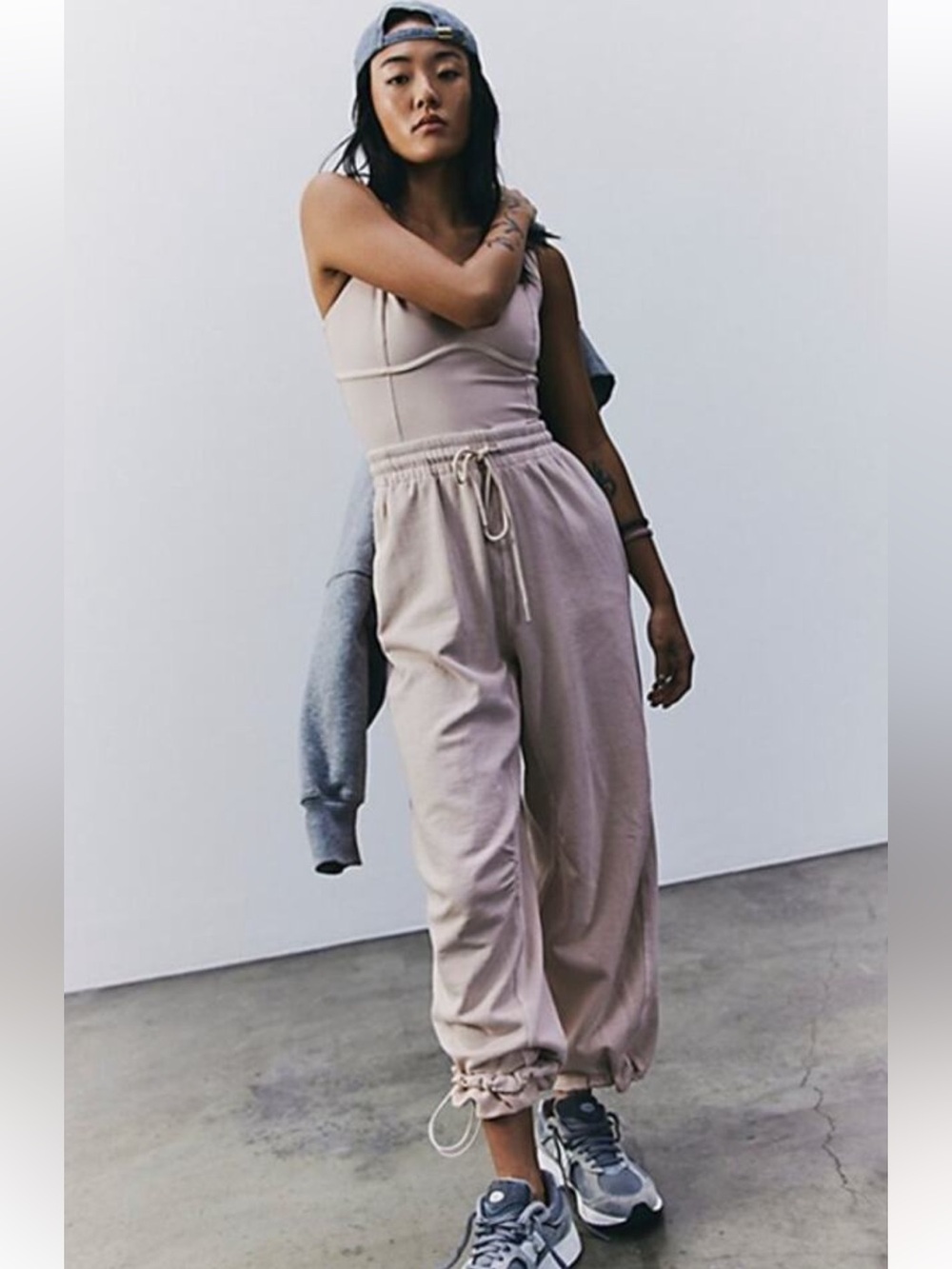 Free People X FP Movement Inbound Jumpsuit in Cashmere Size XS NWT